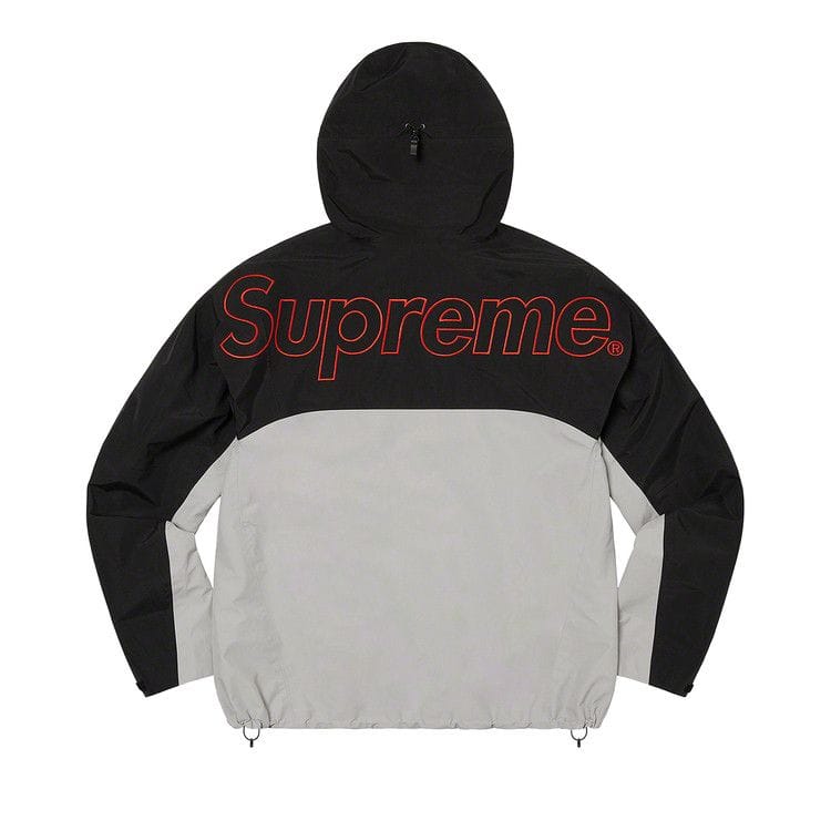 Supreme x The North Face Taped Seam Shell Jacket Grey