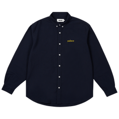 Palace Seersucker Oxford Shirt Navy