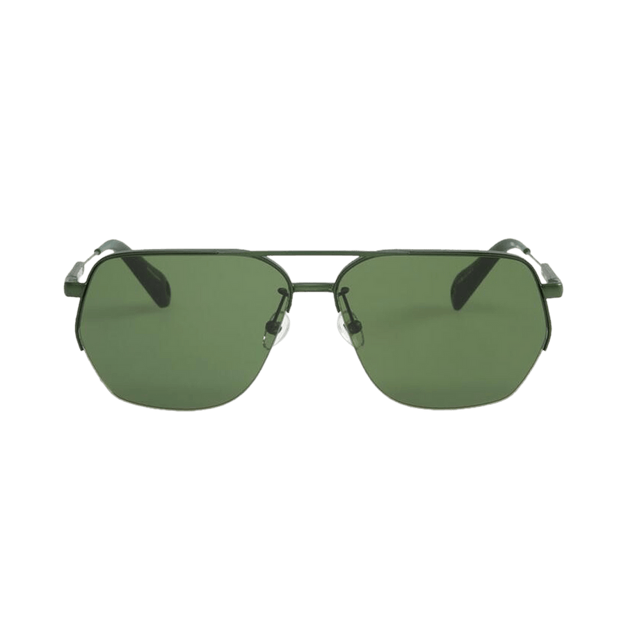 Jacquemus Aviator Sunglasses Green