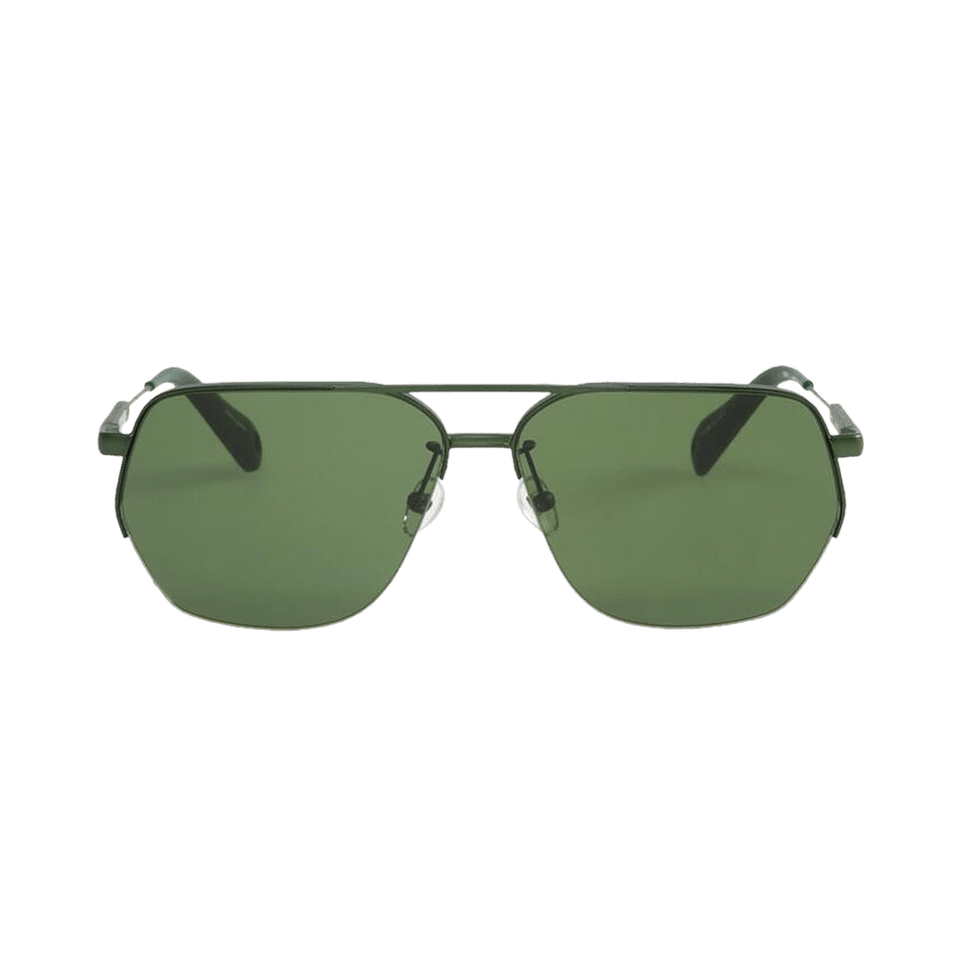 Jacquemus Aviator Sunglasses Green