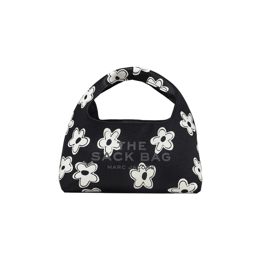 Marc Jacobs Mini Daisy Leather Sack Bag Black/White