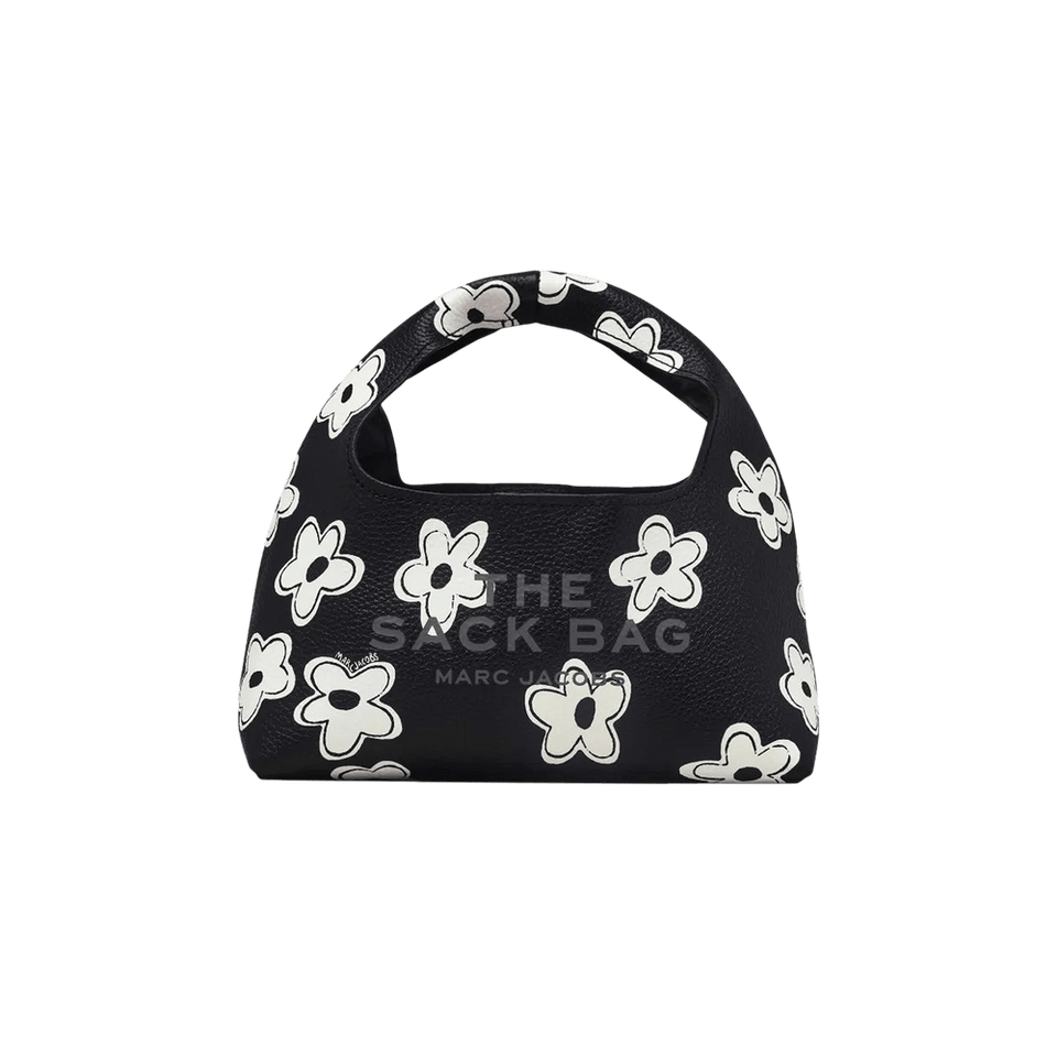 Marc Jacobs Mini Daisy Leather Sack Bag Black/White