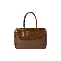 Miu Miu Beau Naplak Patent Leather Bag Palisander