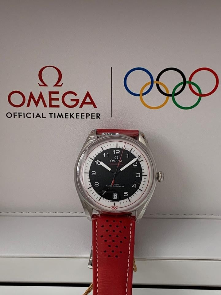 Omega Olympic Official Timekeeper Red Dial 522.32.40.20.01.004 LIMITED EDITION 39.5 mm