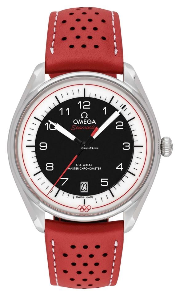 Omega Olympic Official Timekeeper Red Dial 522.32.40.20.01.004 LIMITED EDITION 39.5 mm