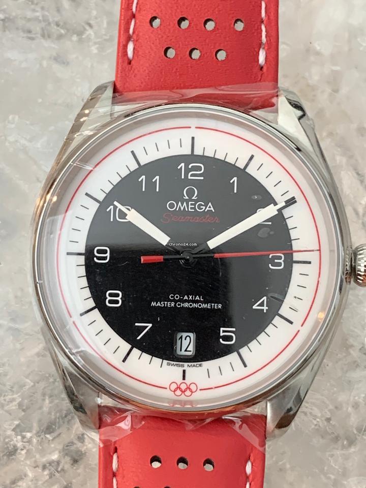 Omega Olympic Official Timekeeper Red Dial 522.32.40.20.01.004 LIMITED EDITION 39.5 mm