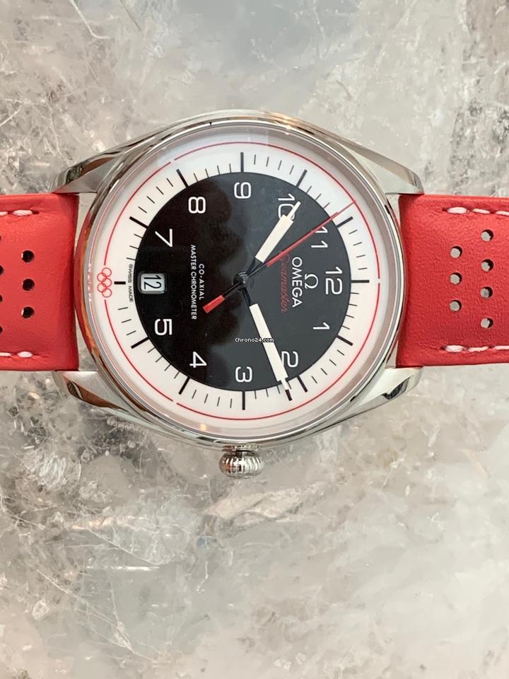 Omega Olympic Official Timekeeper Red Dial 522.32.40.20.01.004 LIMITED EDITION 39.5 mm