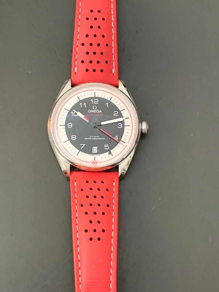 Omega Olympic Official Timekeeper Red Dial 522.32.40.20.01.004 LIMITED EDITION 39.5 mm