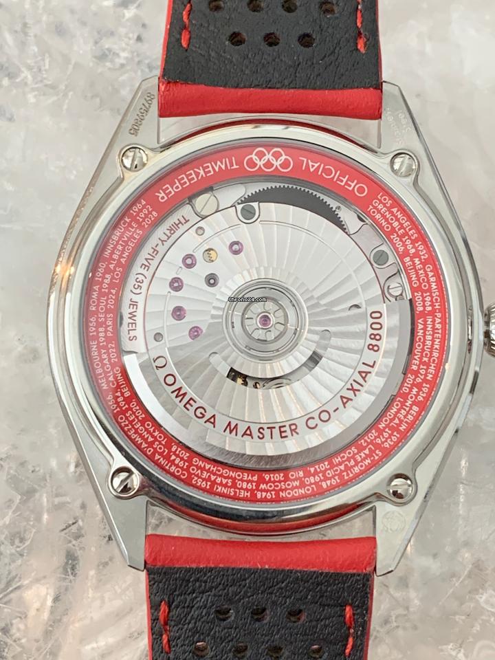 Omega Olympic Official Timekeeper Red Dial 522.32.40.20.01.004 LIMITED EDITION 39.5 mm