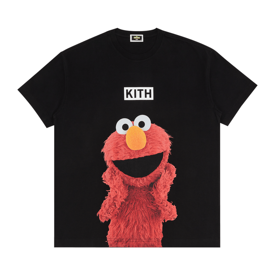 Kith x Sesame Street Elmo T-Shirt Black
