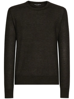 round-neck cashmere sweater