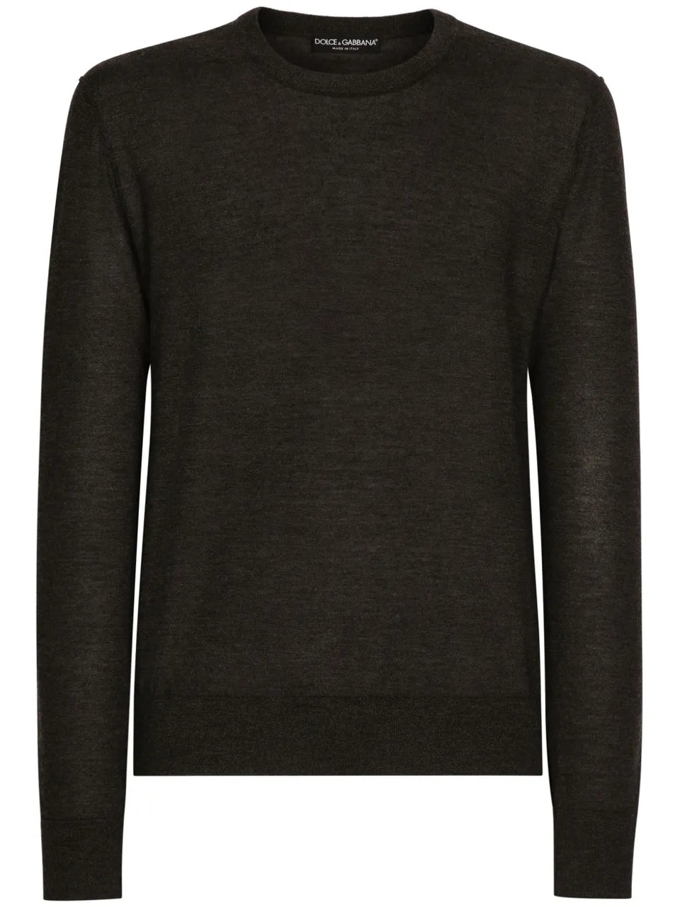 round-neck cashmere sweater
