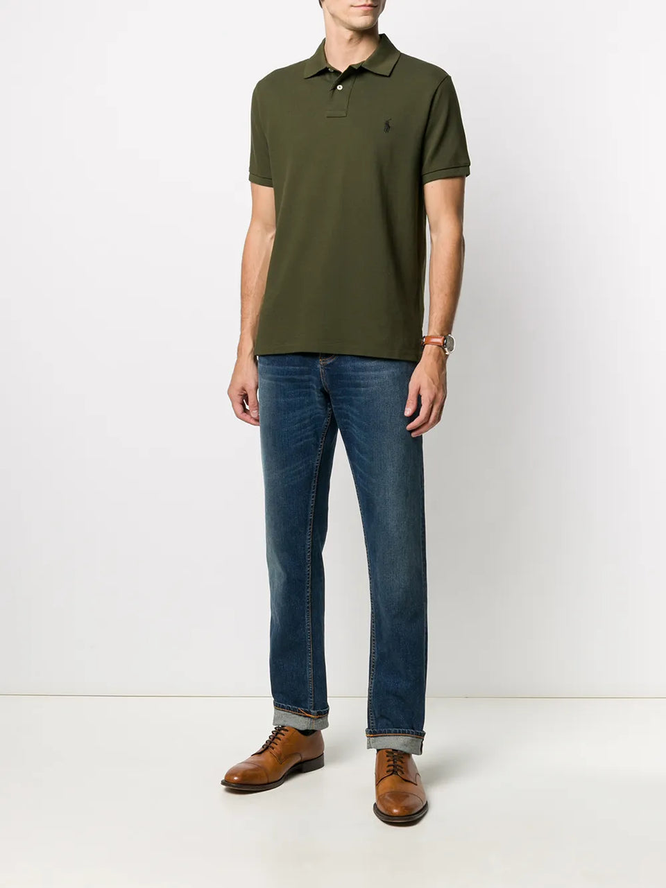 shortsleeved polo shirt
