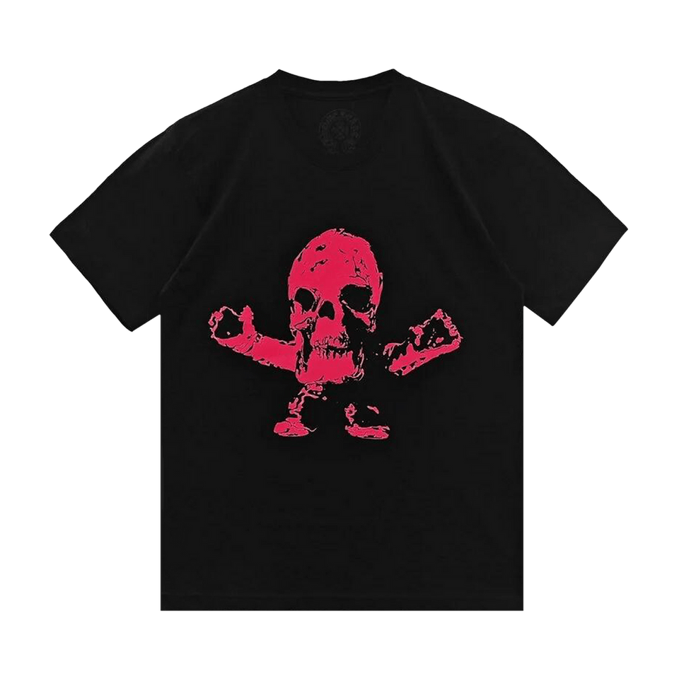 Chrome Hearts Foti Logo Shorts-Sleeve T-Shirt Black/Pink