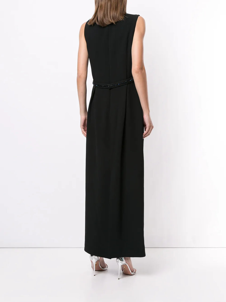 V-neck long dress