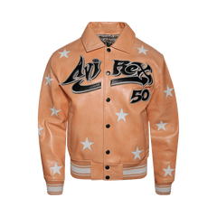 Hellstar A2 Leather Jacket Orange