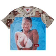 Supreme x Aphex Twin Football Jersey Chocolate Chip Camo