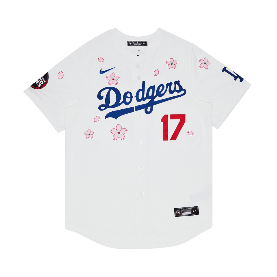 Nike x Takashi Murakami x MLB World Tour Tokyo Series 2025 Dodgers Ohtani Jersey White