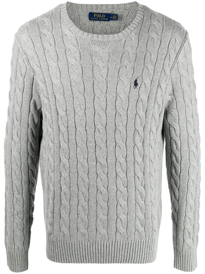 cable knit knitted sweatshirt
