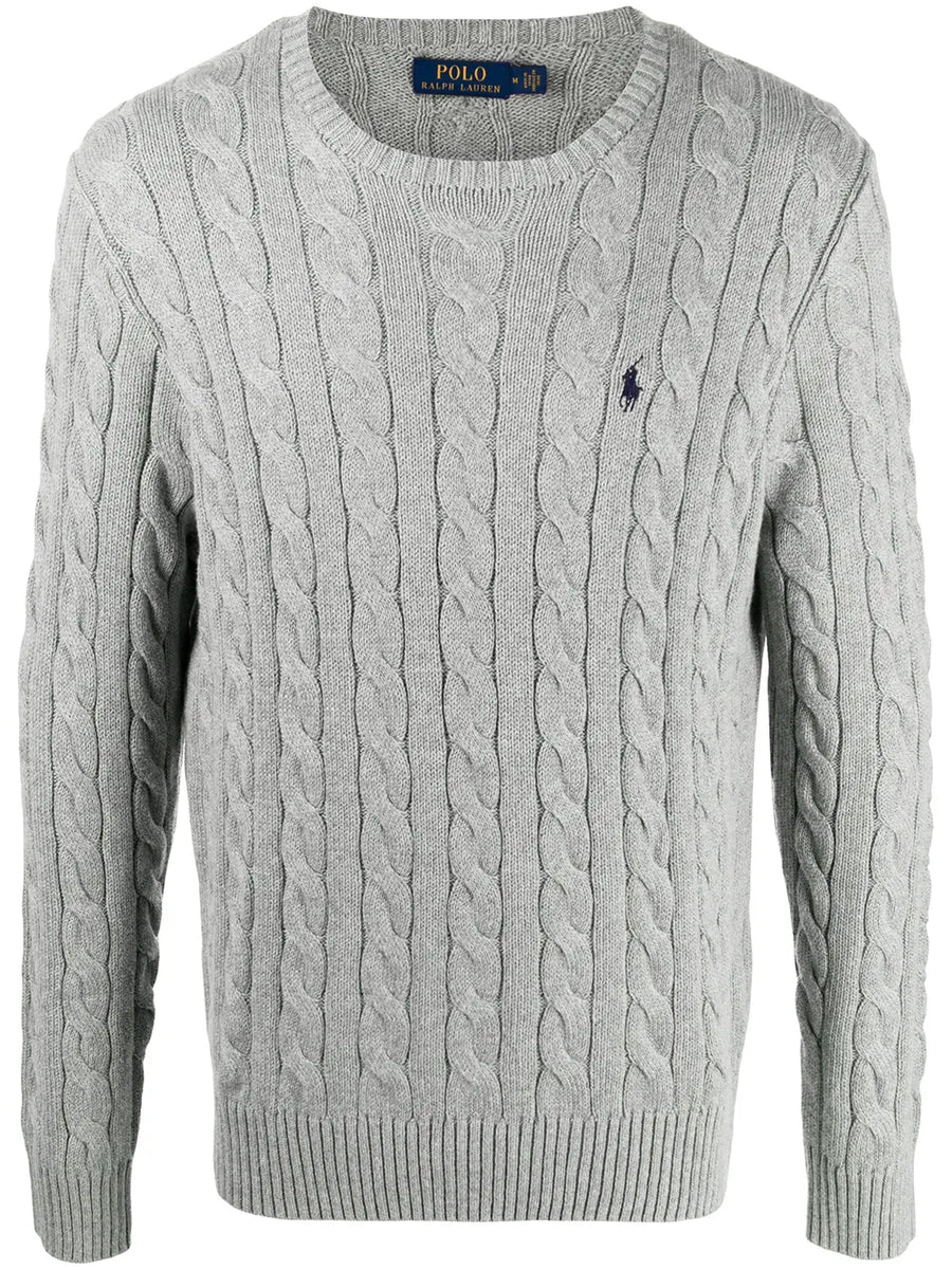 cable knit knitted sweatshirt