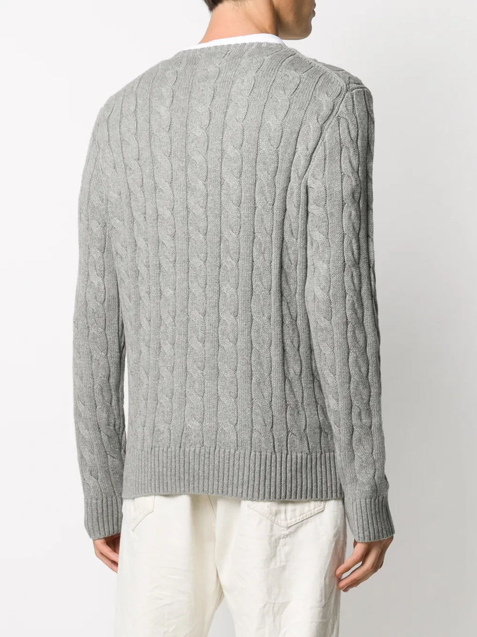 cable knit knitted sweatshirt