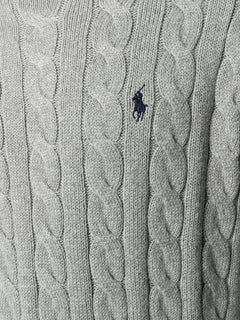 cable knit knitted sweatshirt