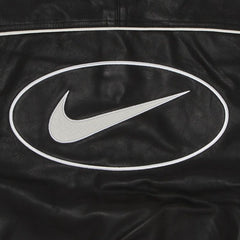 Supreme x Nike Leather Varsity Jacket Black