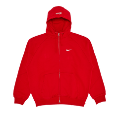 Supreme x Nike Zip Up Hoodie Red
