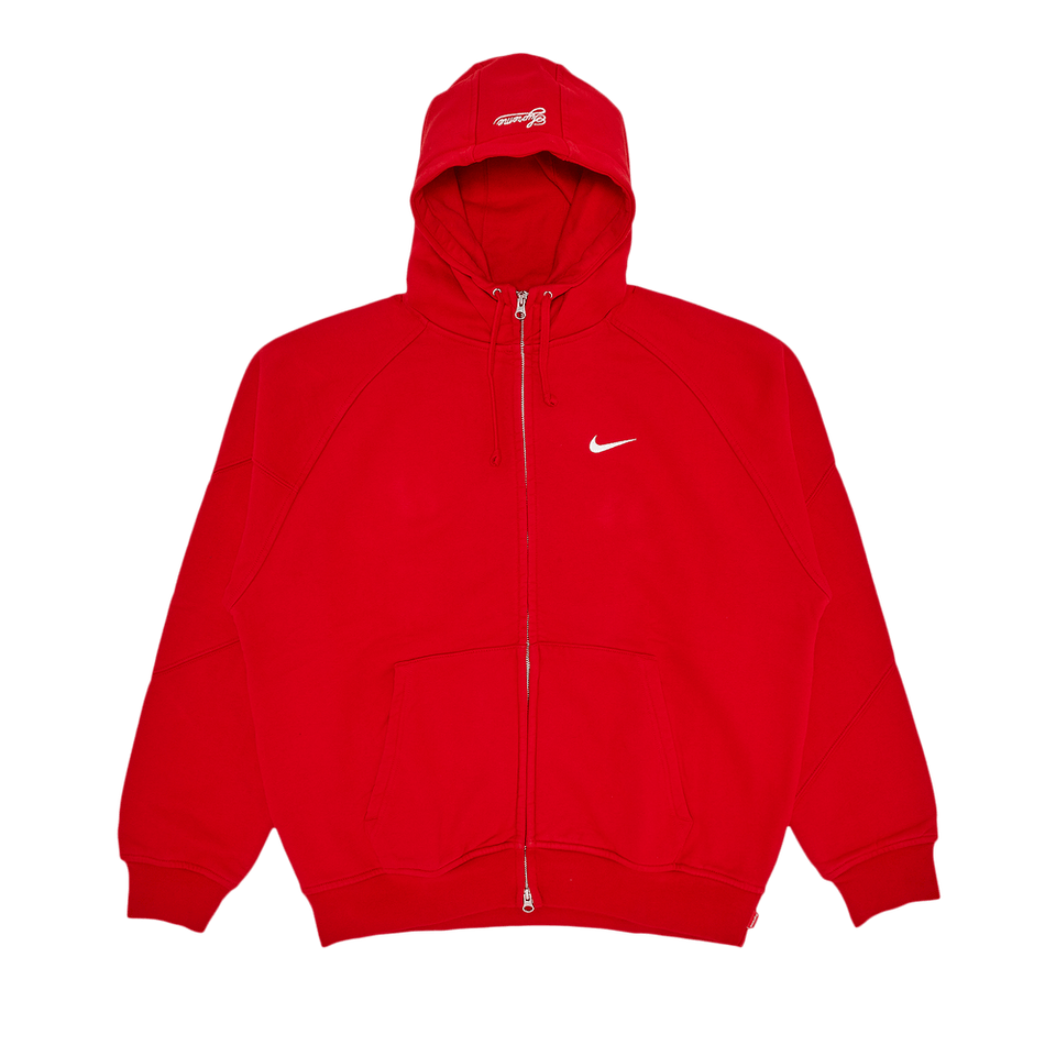 Supreme x Nike Zip Up Hoodie Red