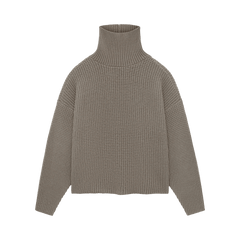 Fear of God Essentials Heavy Waffle Turtleneck Heather Grey