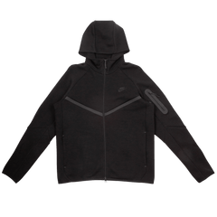 Nike Tech Full Zip Windrunner Hoodie Black/Black