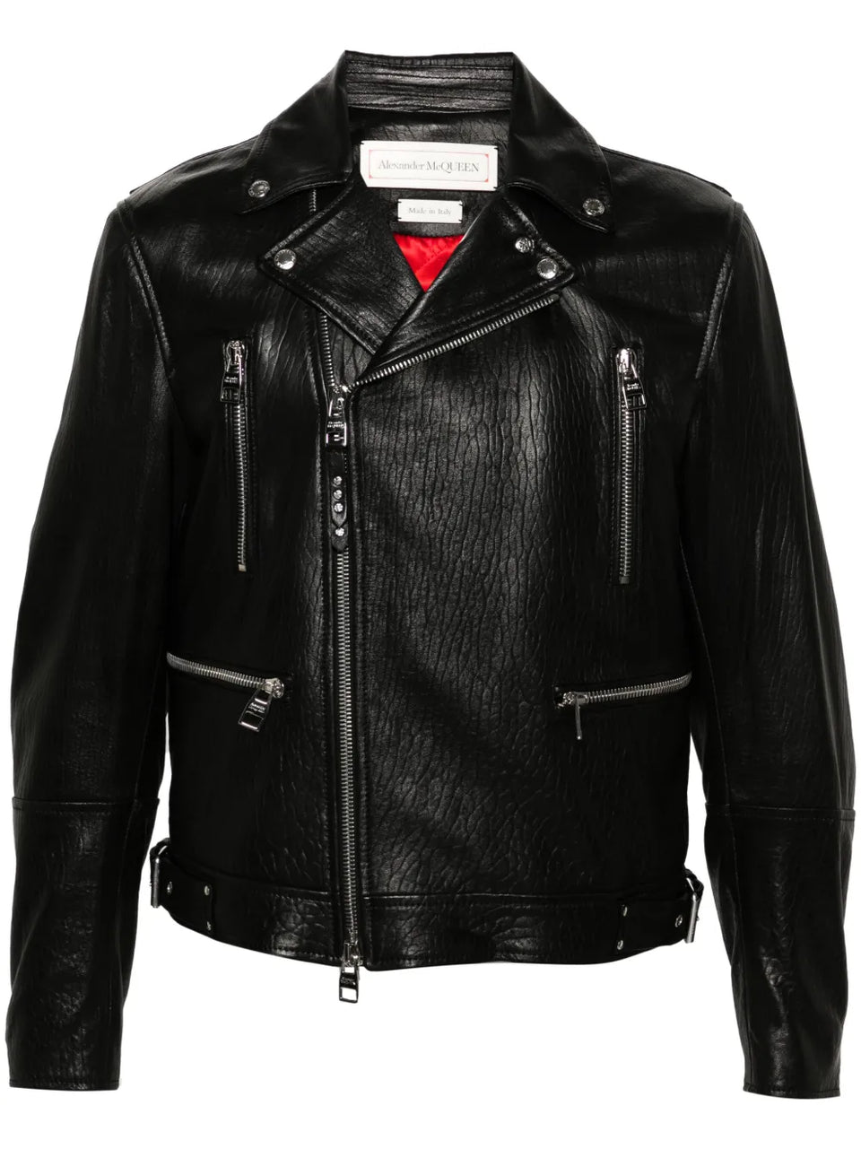 leather biker jacket