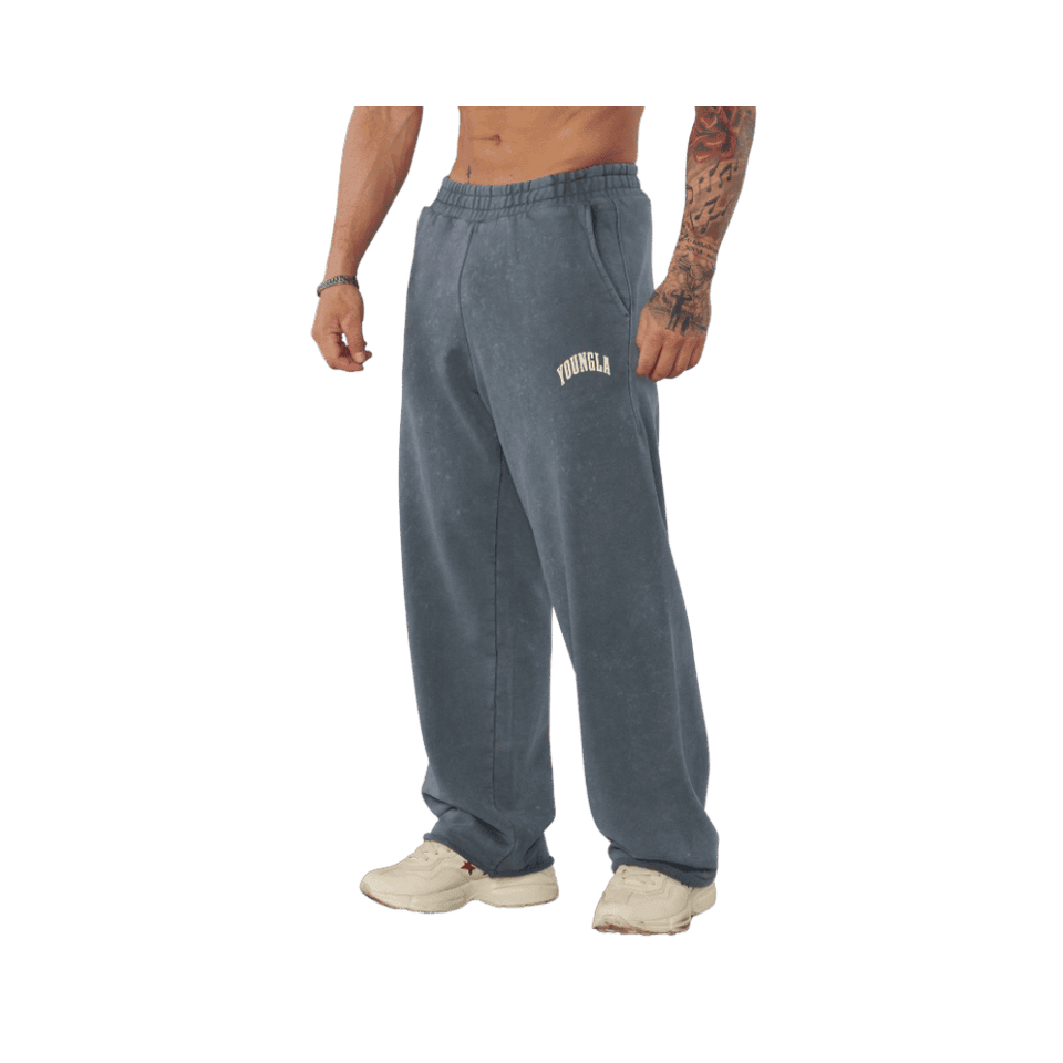 Young LA New Wave Baggy Sweats Grey Wash