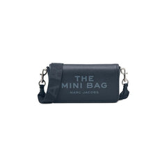 Marc Jacobs Leather Mini Bag Blue Sea