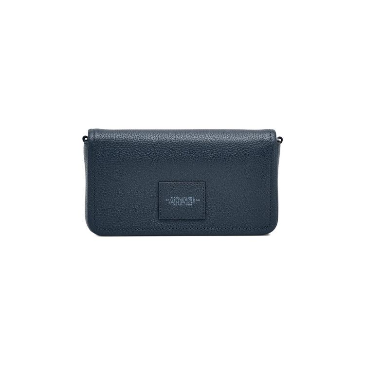 Marc Jacobs Leather Mini Bag Blue Sea