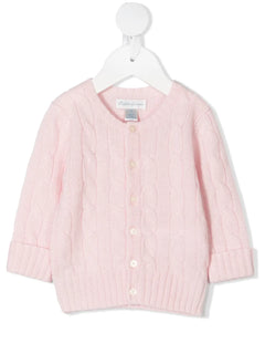 cable-knit cashmere cardigan