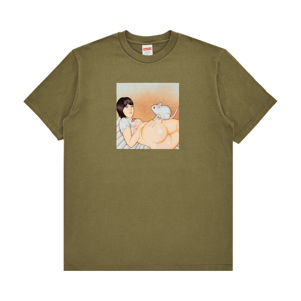 Supreme Mouse T-Shirt Light Olive