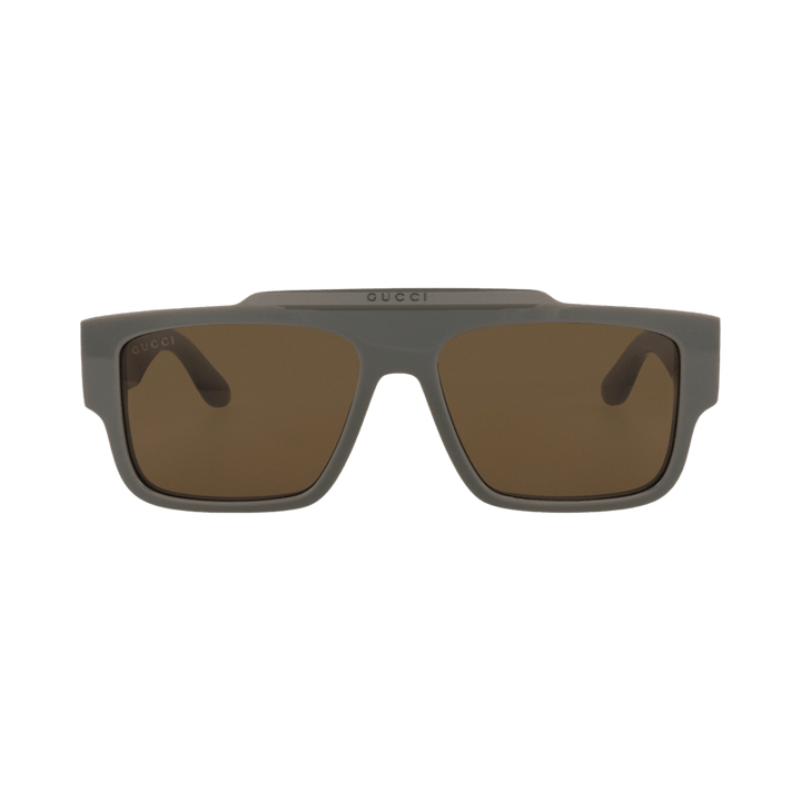 Gucci Square Sunglasses Grey/Brown