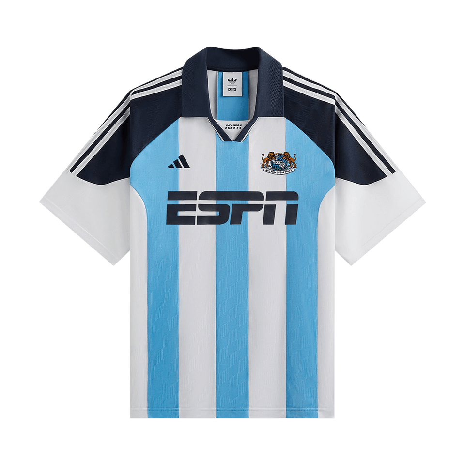 Kith For Adidas Football Espn Jersey White / Blue