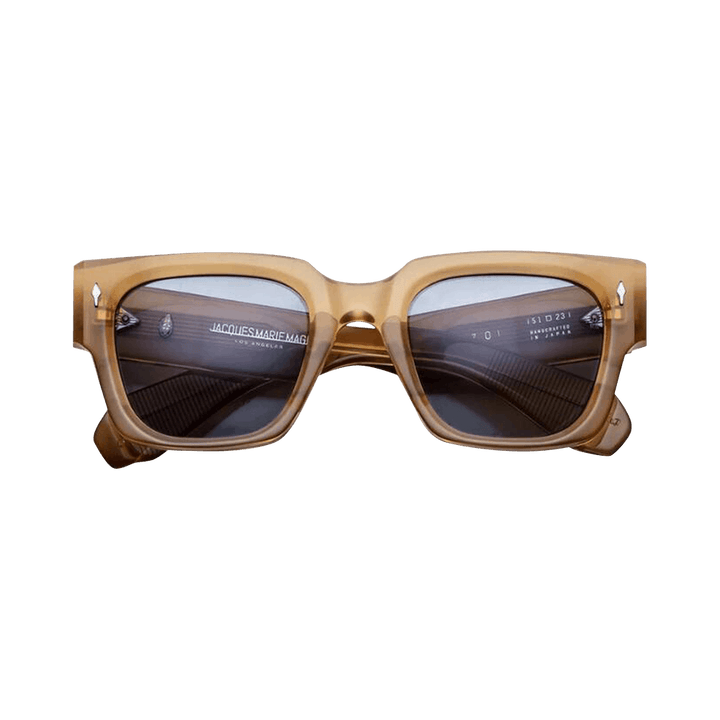 Jacques Marie Mage Enzo Saffron Sunglasses Brown/Blue