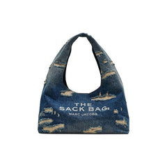 Marc Jacobs Denim Sack Bag Punk Indigo