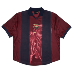 Nike FC Barcelona x Cactus Jack Retro 2000/01 Home Skeleton Jersey Red/Blue