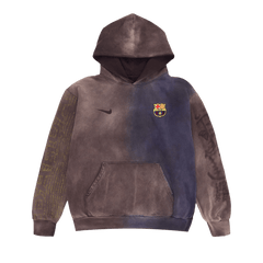 Nike FC Barcelona x Cactus Jack Split-Dye Crest Hoodie Brown