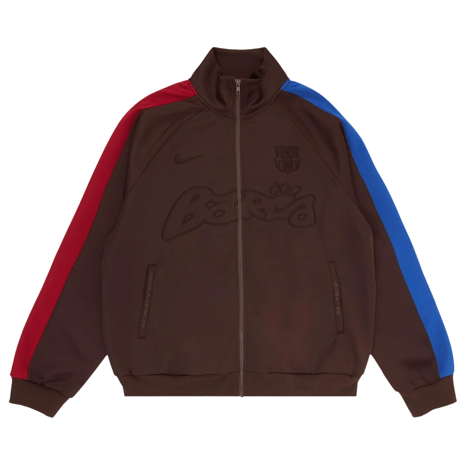 Nike FC Barcelona x Cactus Jack Retro Zip Anthem Jacket Brown
