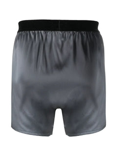 logo-waistband silk-blend boxer shorts
