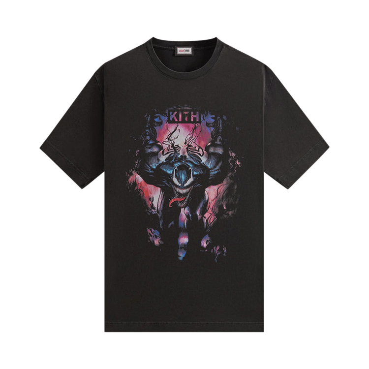 Kith x Marvel Symbiote Vintage T-Shirt Black