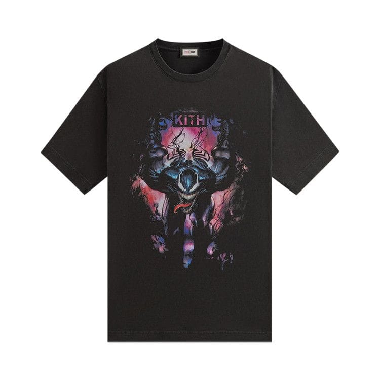 Kith x Marvel Symbiote Vintage T-Shirt Black