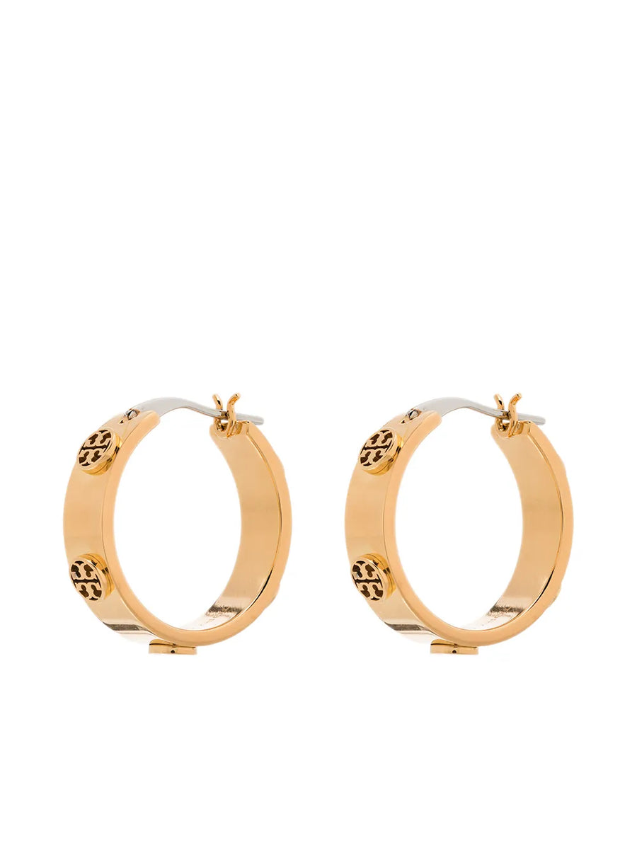 Miller stud hoop earrings