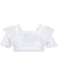 Cata off-shoulder crop top