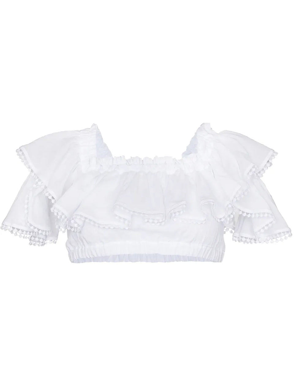 Cata off-shoulder crop top